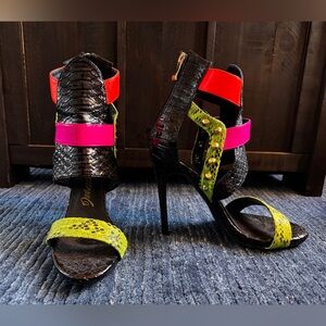 Multicolor Patent Leather Stilettos